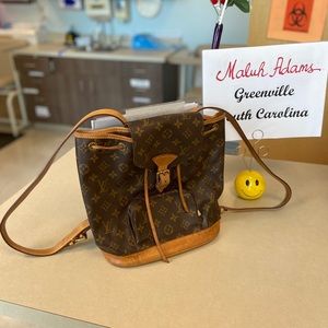 Authentic LV Montsouris Backpack MM